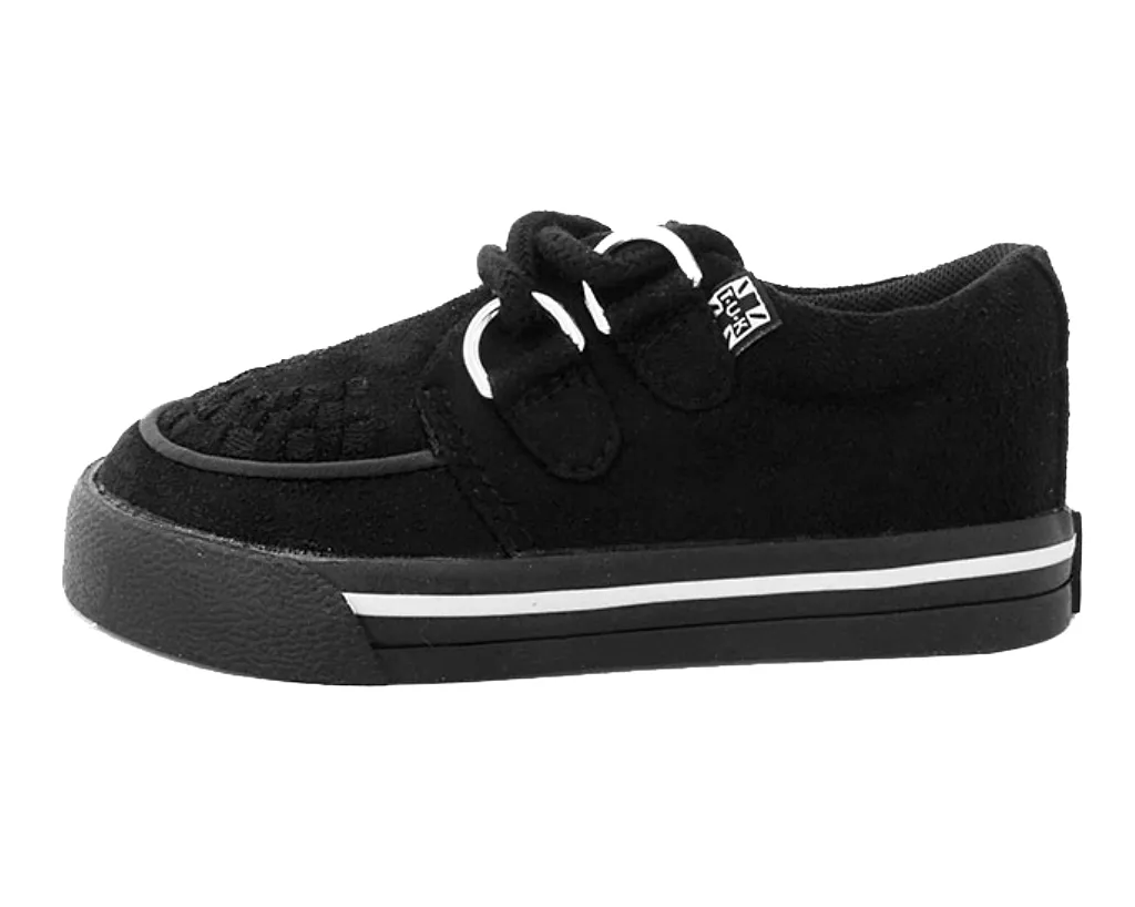 Black Creeper Toddler Sneaker with 2 Rings