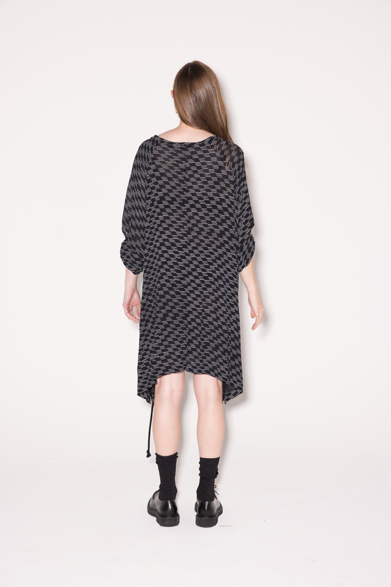 Black Grey Code Balance Tunic.