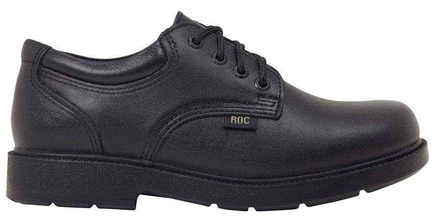 Black Leather School Shoe - ROC Boots Junior Juno Lace Up