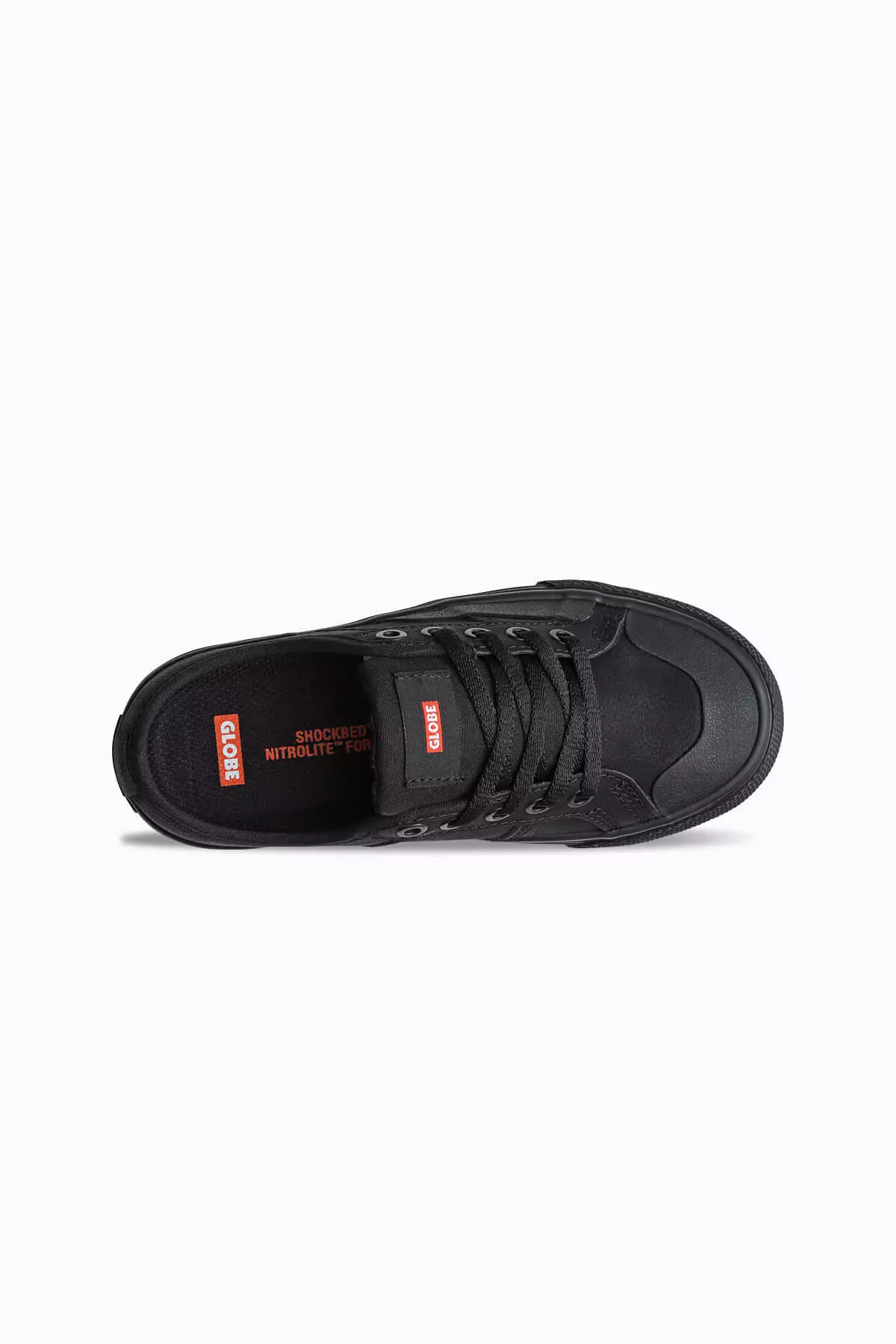 Black Mock/Black Skate Shoes for Surplus Kids