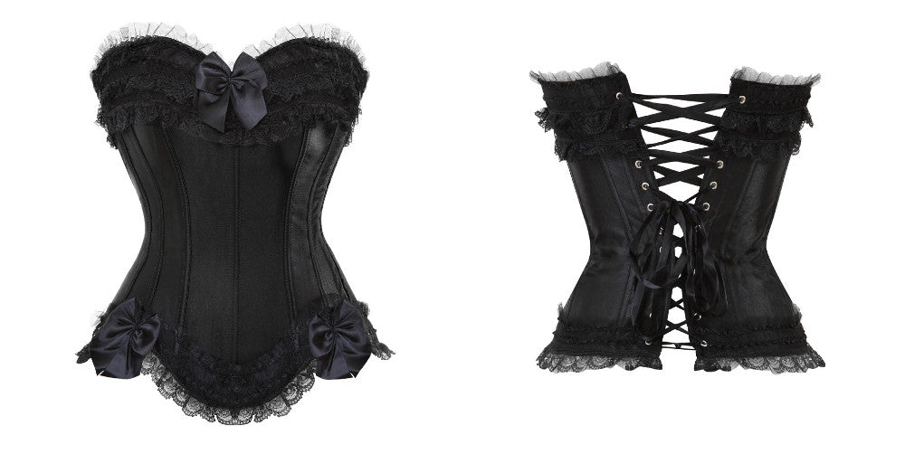 Black Poison Corset Drag