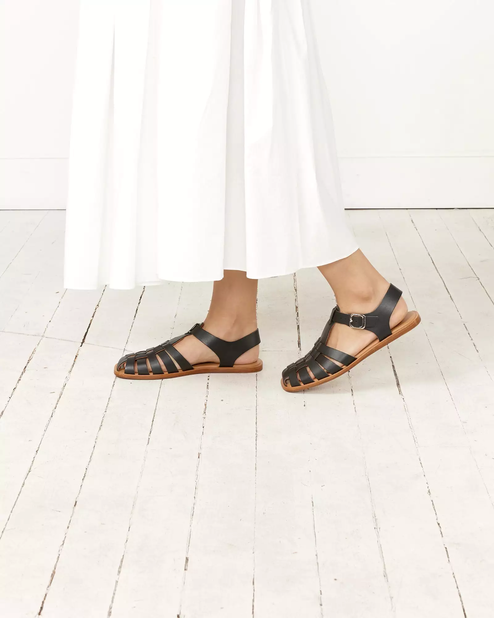 black Rio sandals