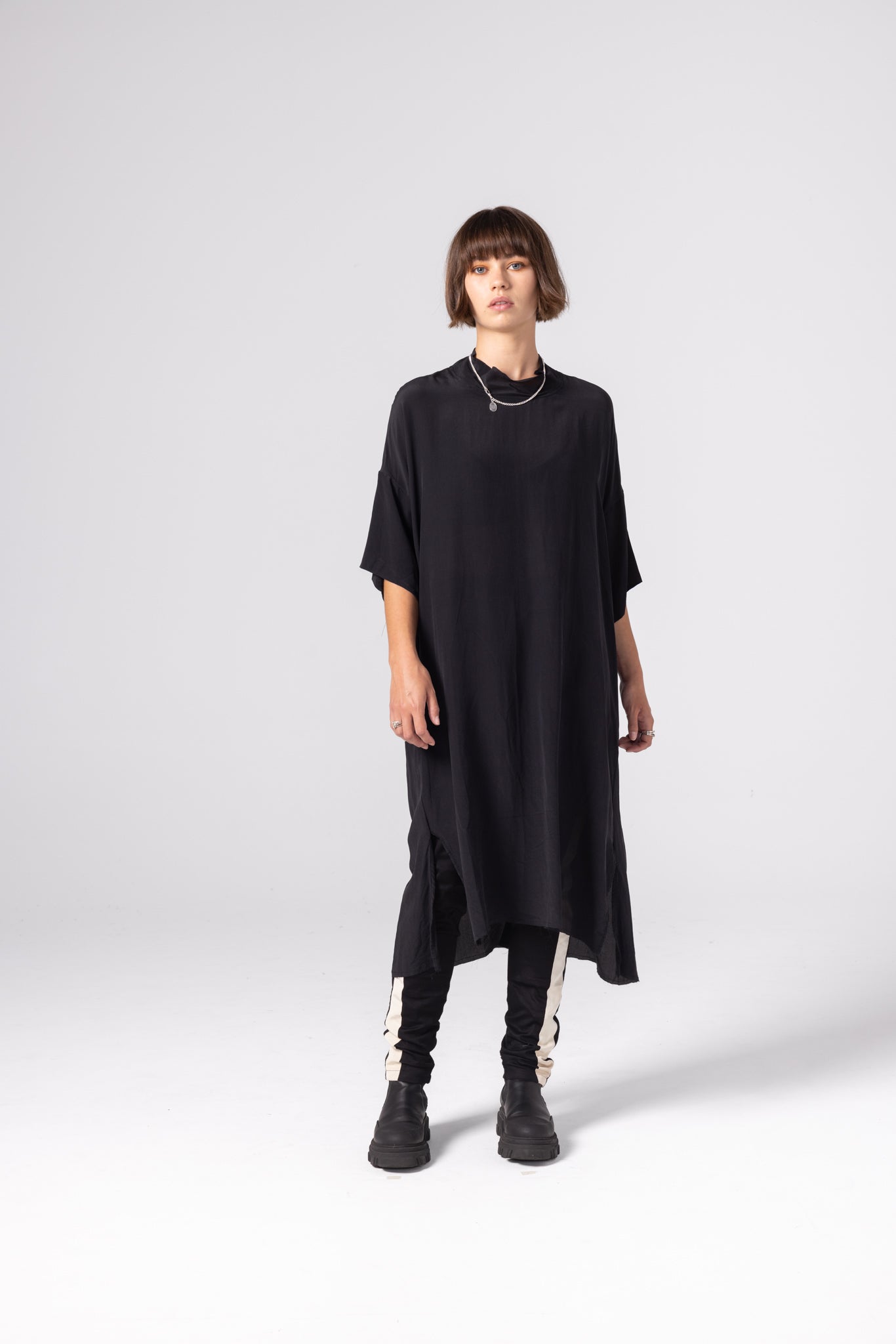 Black Tear Drop Tunic