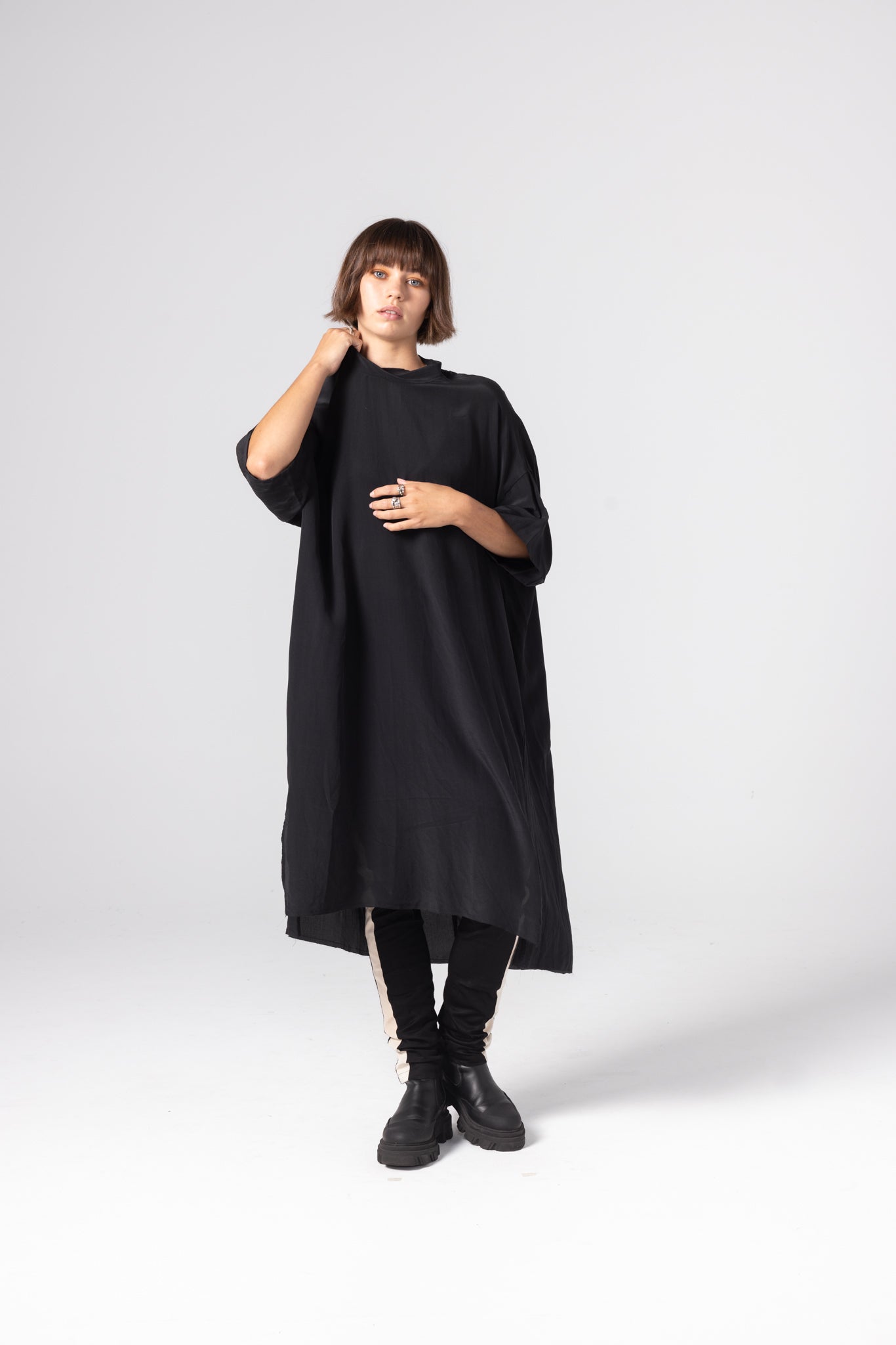 Black Tear Drop Tunic