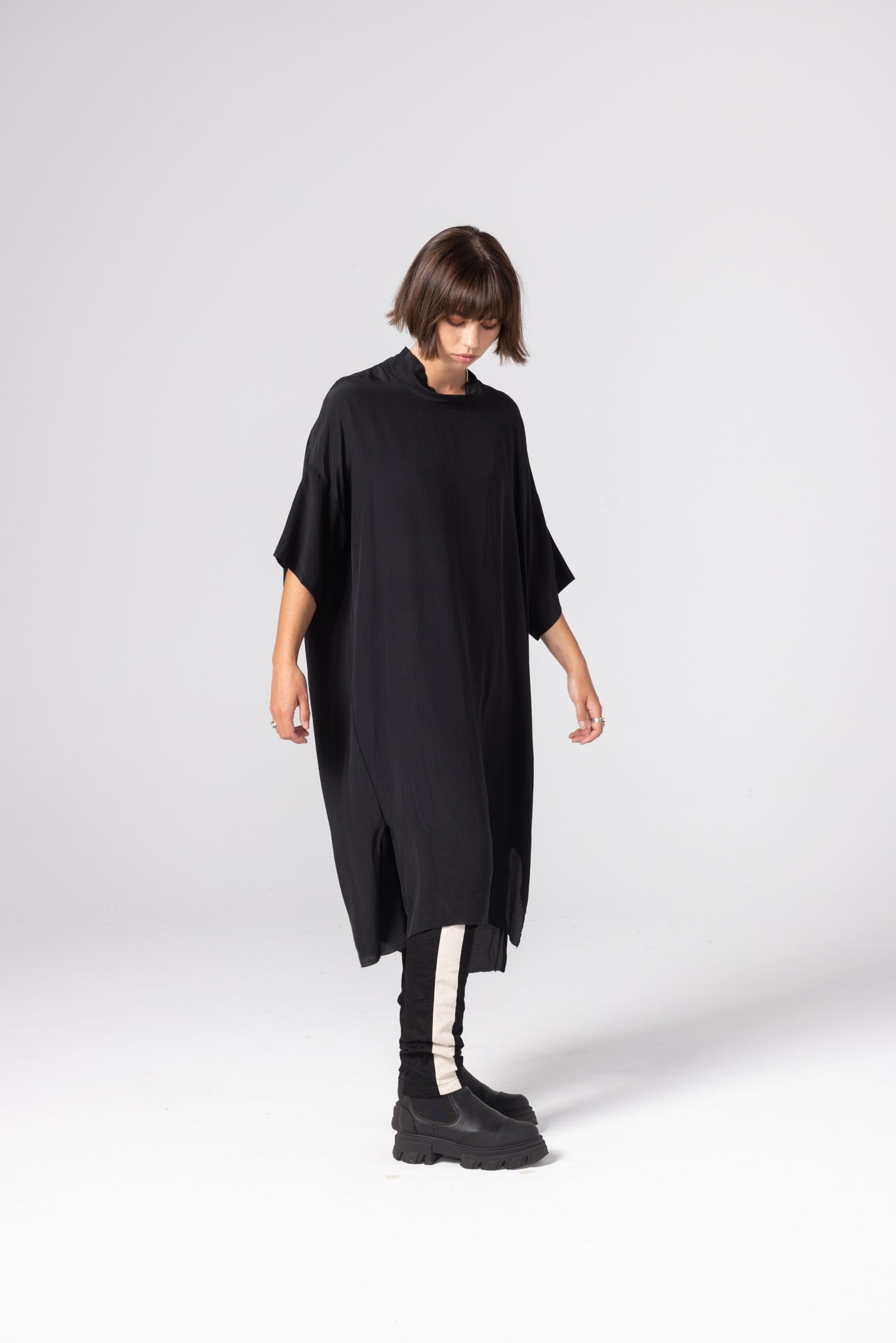 Black Tear Drop Tunic