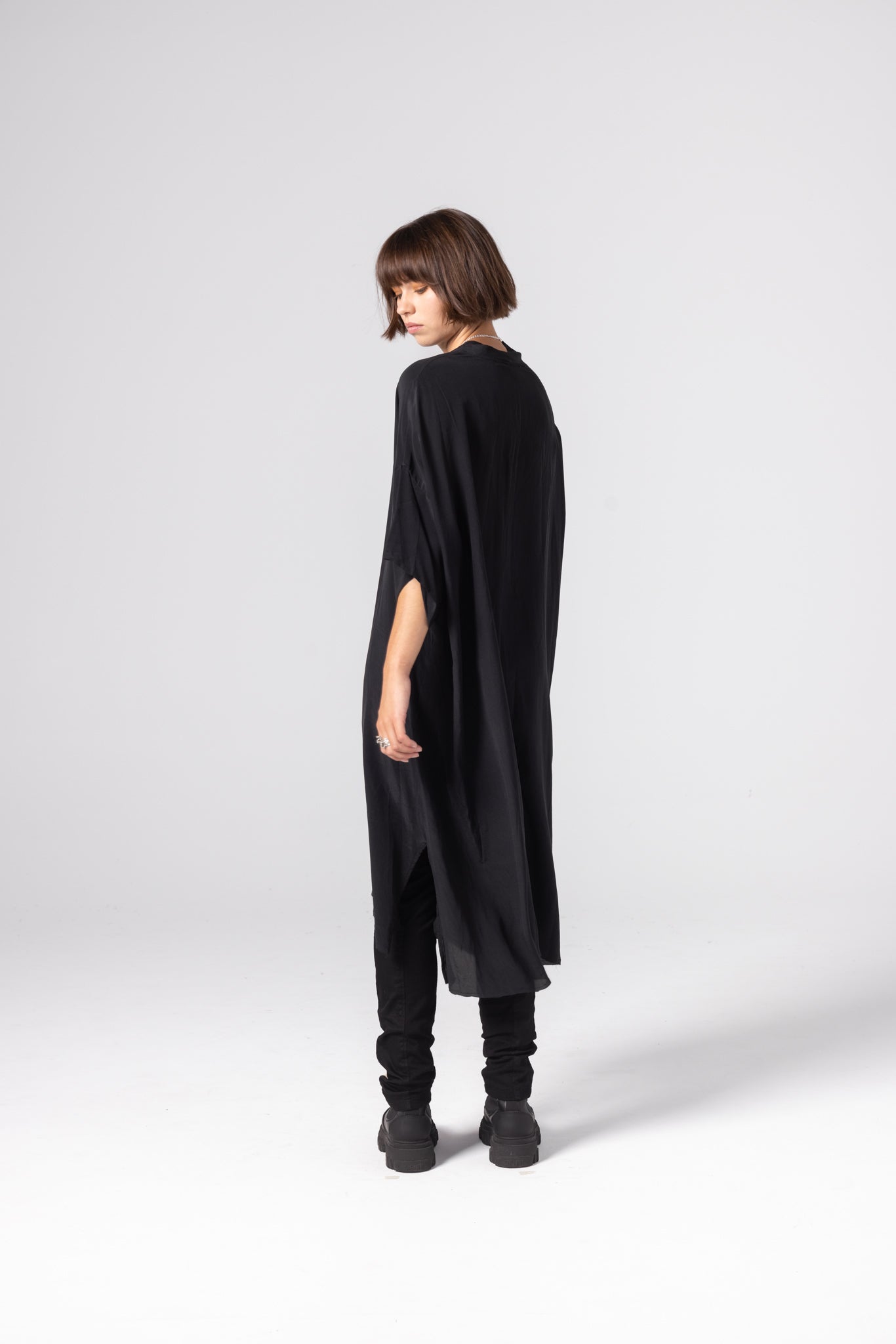 Black Tear Drop Tunic