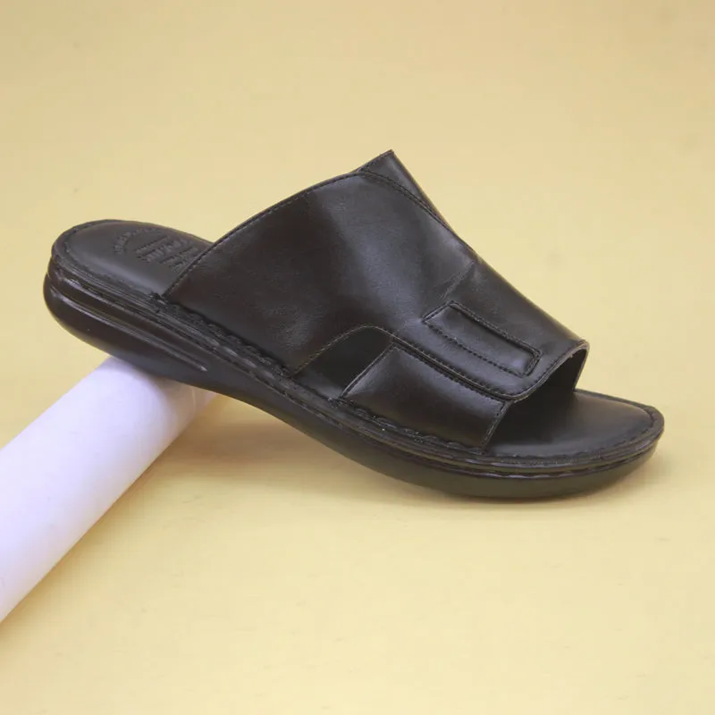 Black therapeutic slippers