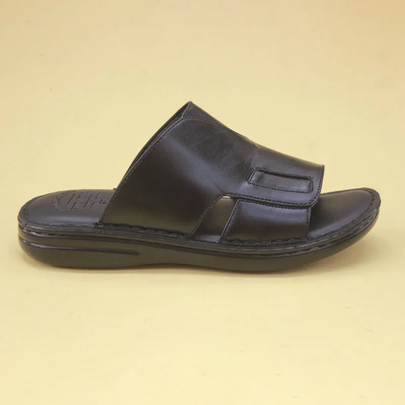 Black therapeutic slippers