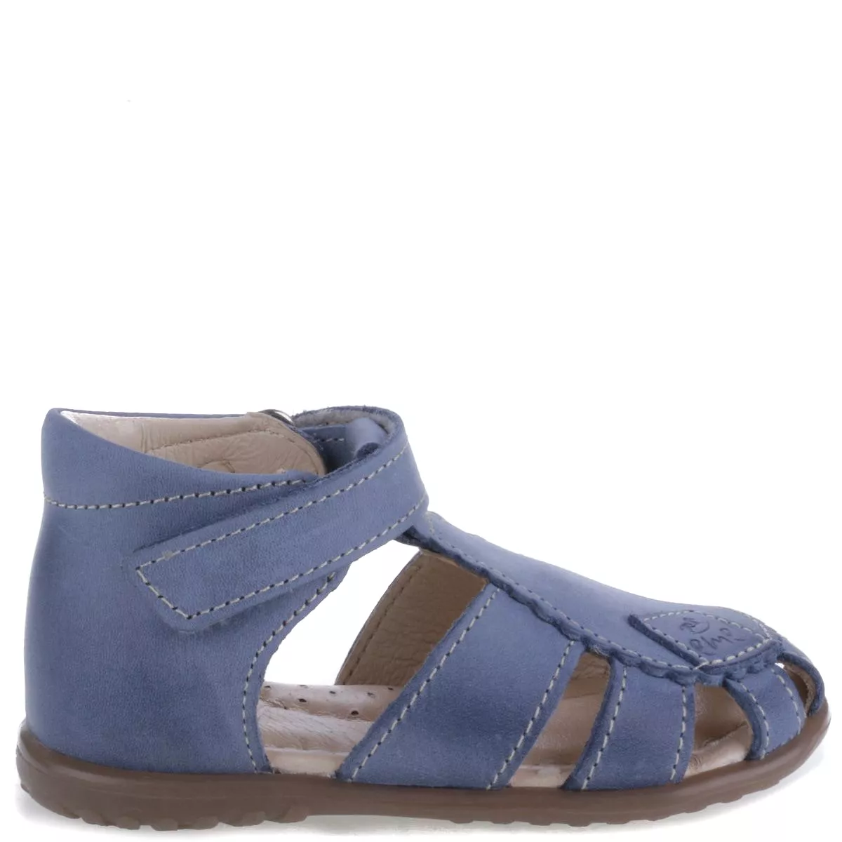 Blue Half-Open Shoes - Emel (2206-12)