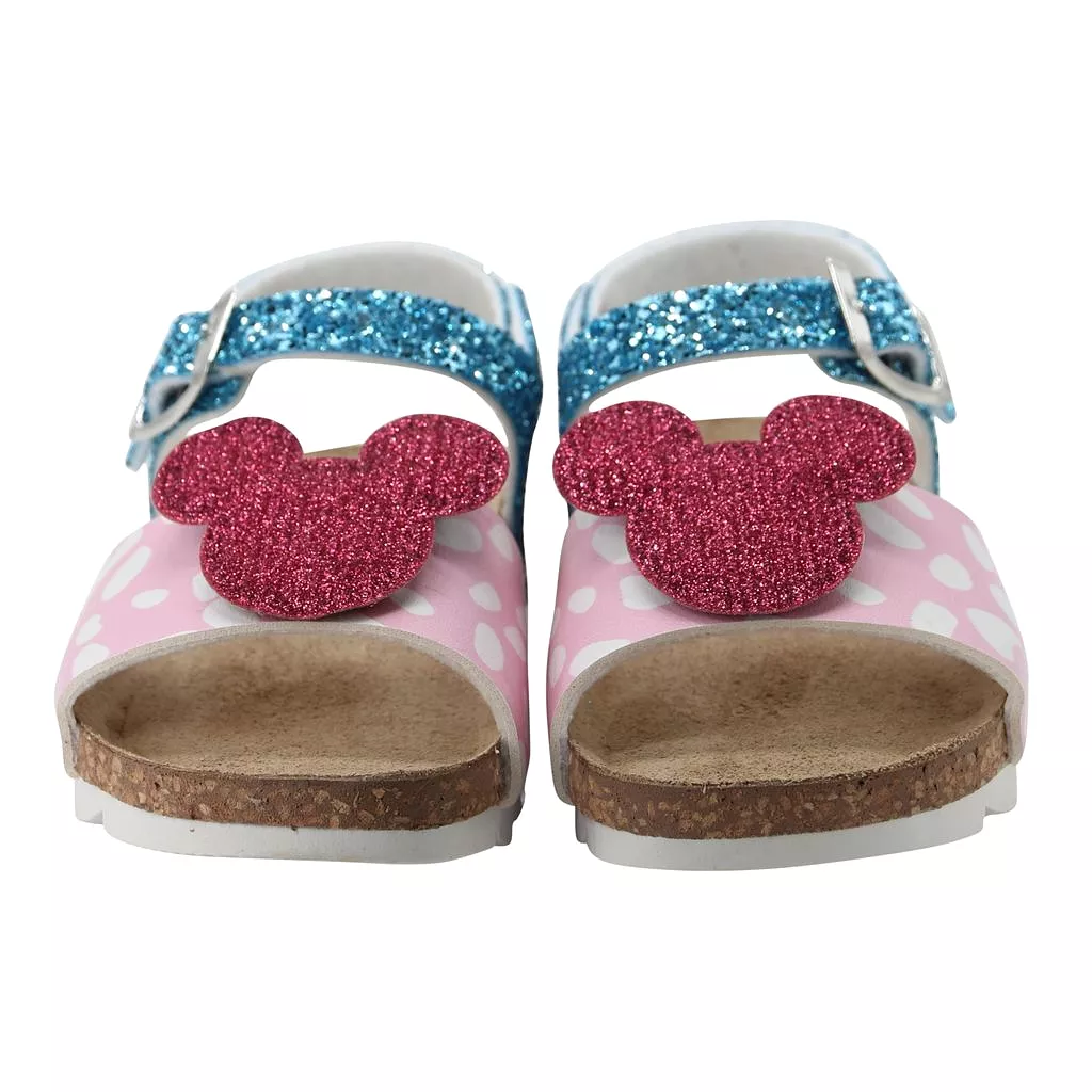 Blue Minnie Pattern Sandals