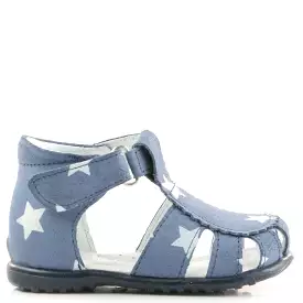 Blue Stars Half-Open Shoes