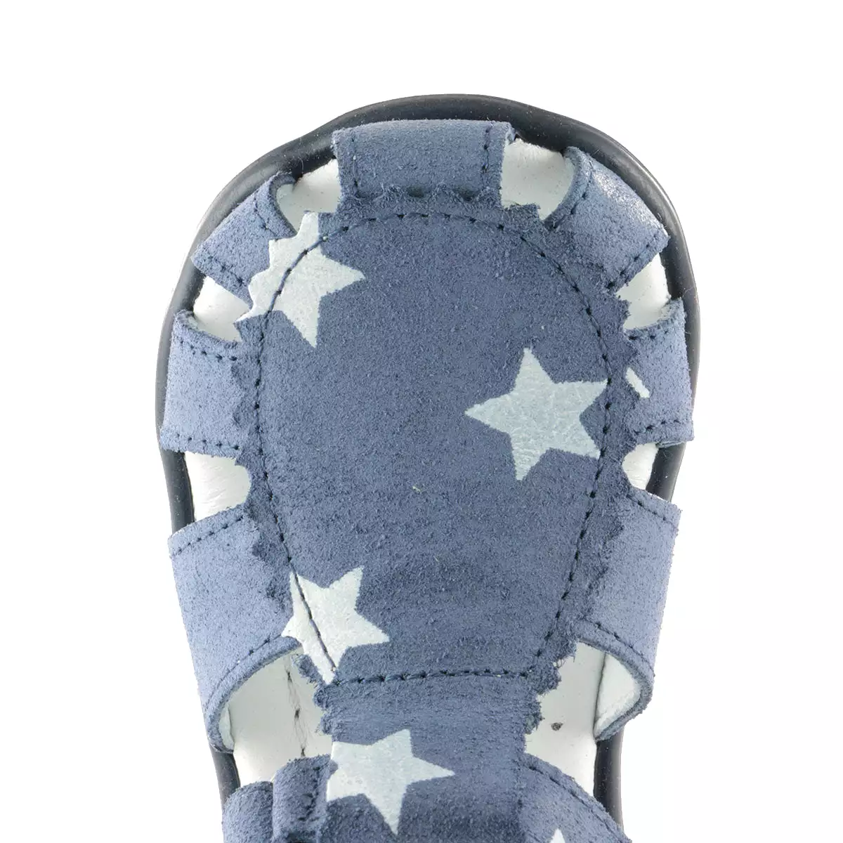 Blue Stars Half-Open Shoes