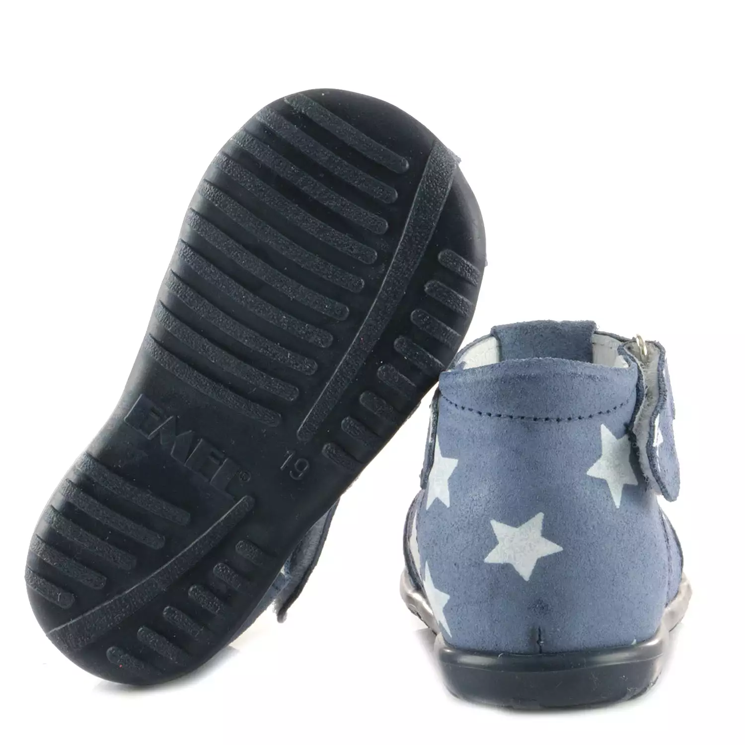 Blue Stars Half-Open Shoes