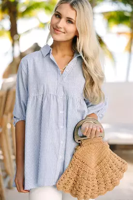 Blue Striped Tunic - Shop Now