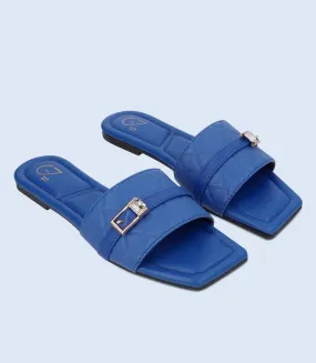 Blue Women Slipper