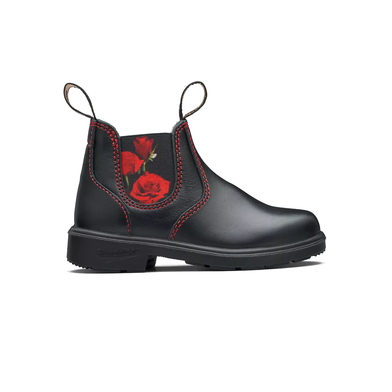 Blundstone Black Red Rose Kids' Boot