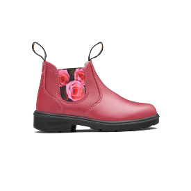 Blundstone Kids' Boot - Mauve with Pink Rose Elastic