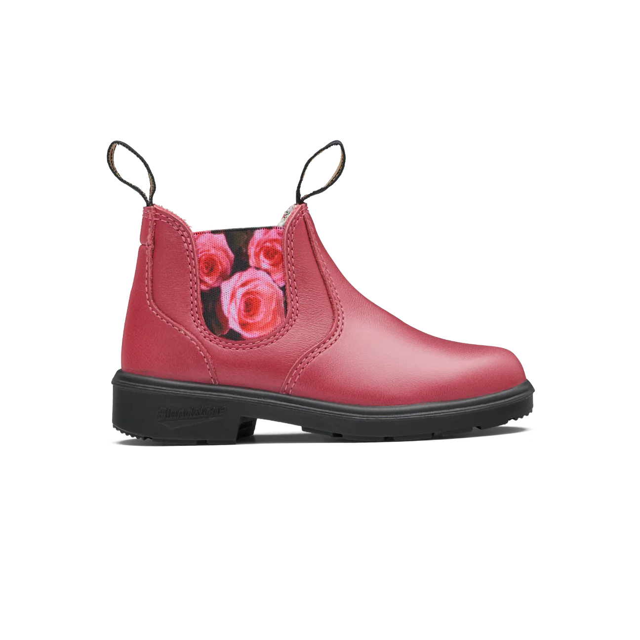 Blundstone Mauve Kids' Boot with Pink Rose Elastic