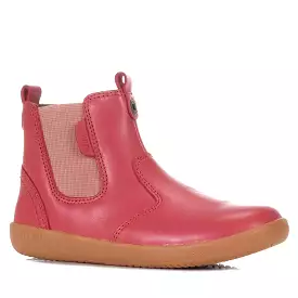 Bobux Kid+ Jodhpur Boots in Mineral Red/Rose