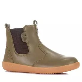 Bobux Kid+ Jodhpur boots in Olive/Toffee - Shop now!