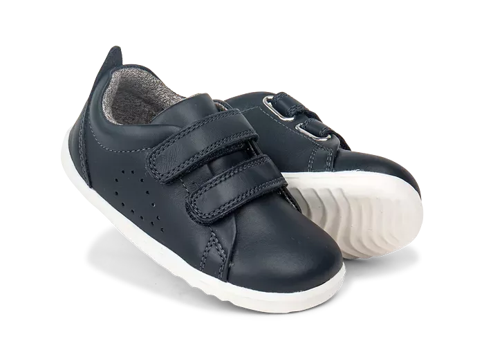 Bobux Step Up Grass Court Navy - Kids Shoes Online | Bobux