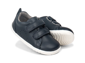 Bobux Step Up Grass Court Navy - Kids Shoes Online | Bobux