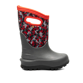 BOGS Gray Multi Digital Maze Classic Boots