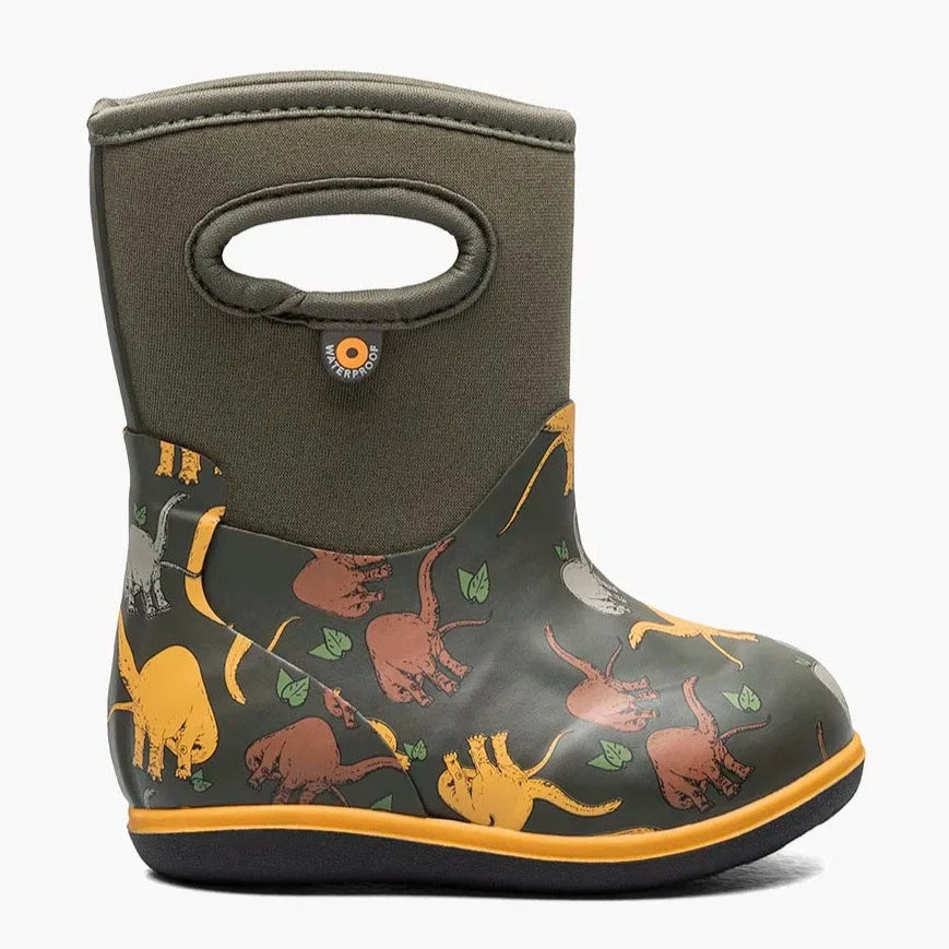 BOGS Green Dinosaur Baby Boots