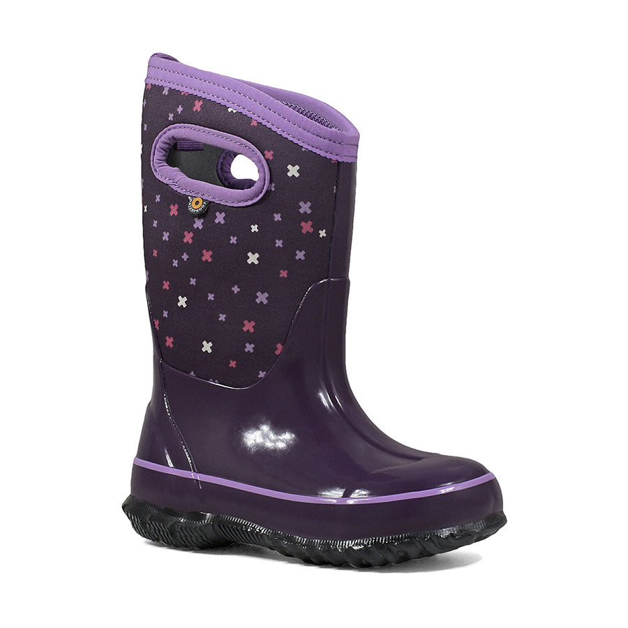 Bogs Kids Classic Plus Eggplant Multi - Buy Now!