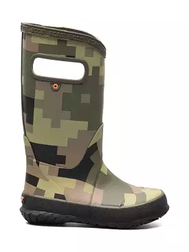 Bogs Kids Rain Boots - Camo Green 72996-343