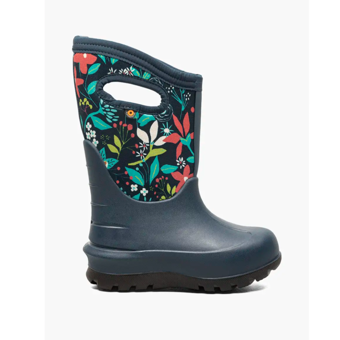 BOGS Neo-Classic Flower Boots, Ink Blue