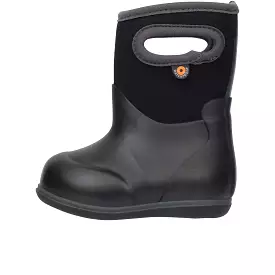 Bogs Toddlers Baby Classic Solid Black - Kids' Bogs Classic Solid Black Waterproof Boots