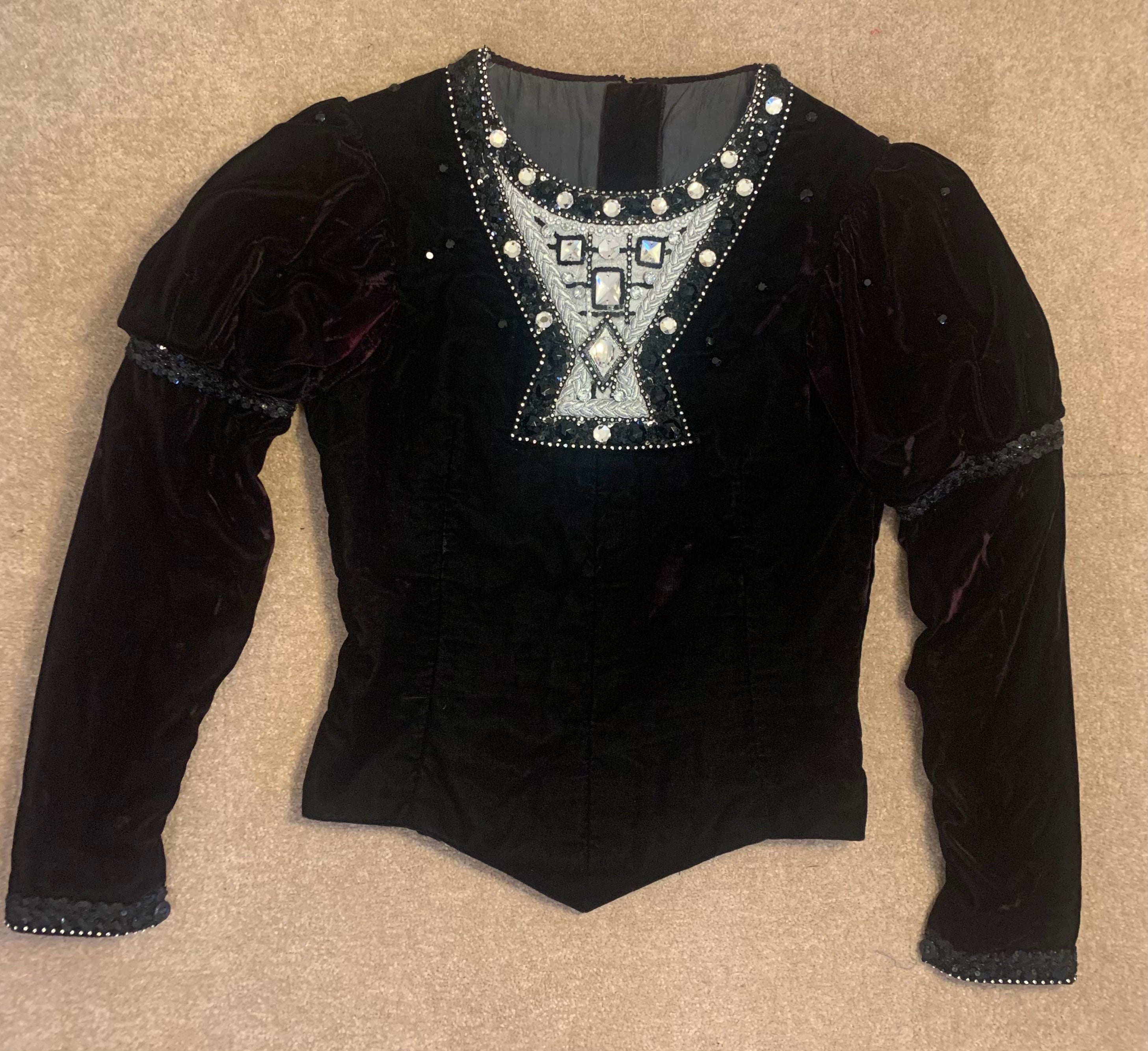 Bolshoi black velvet Prince's Tunic rental - Available now