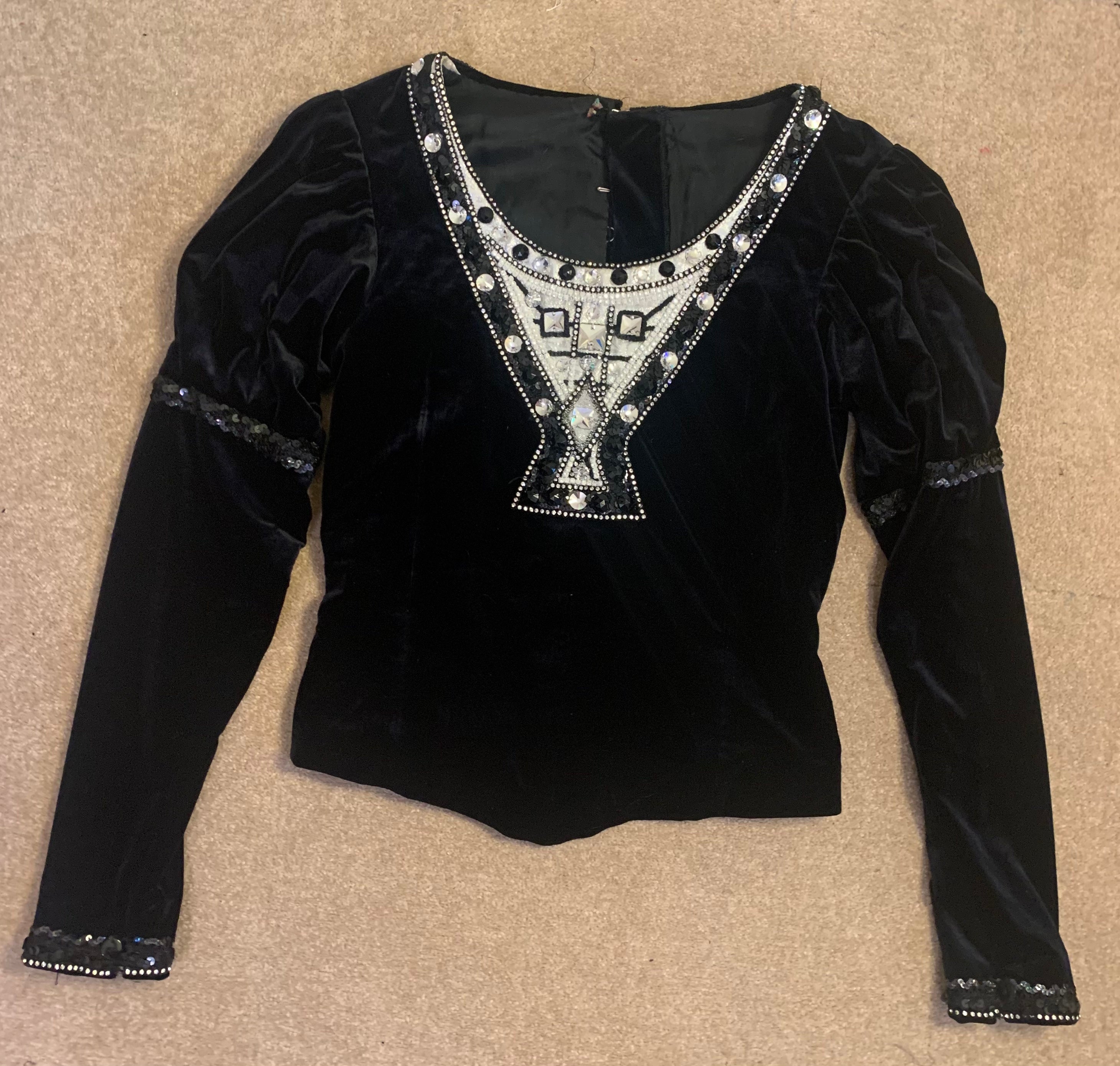 Bolshoi black velvet Prince's Tunic rental - Available now