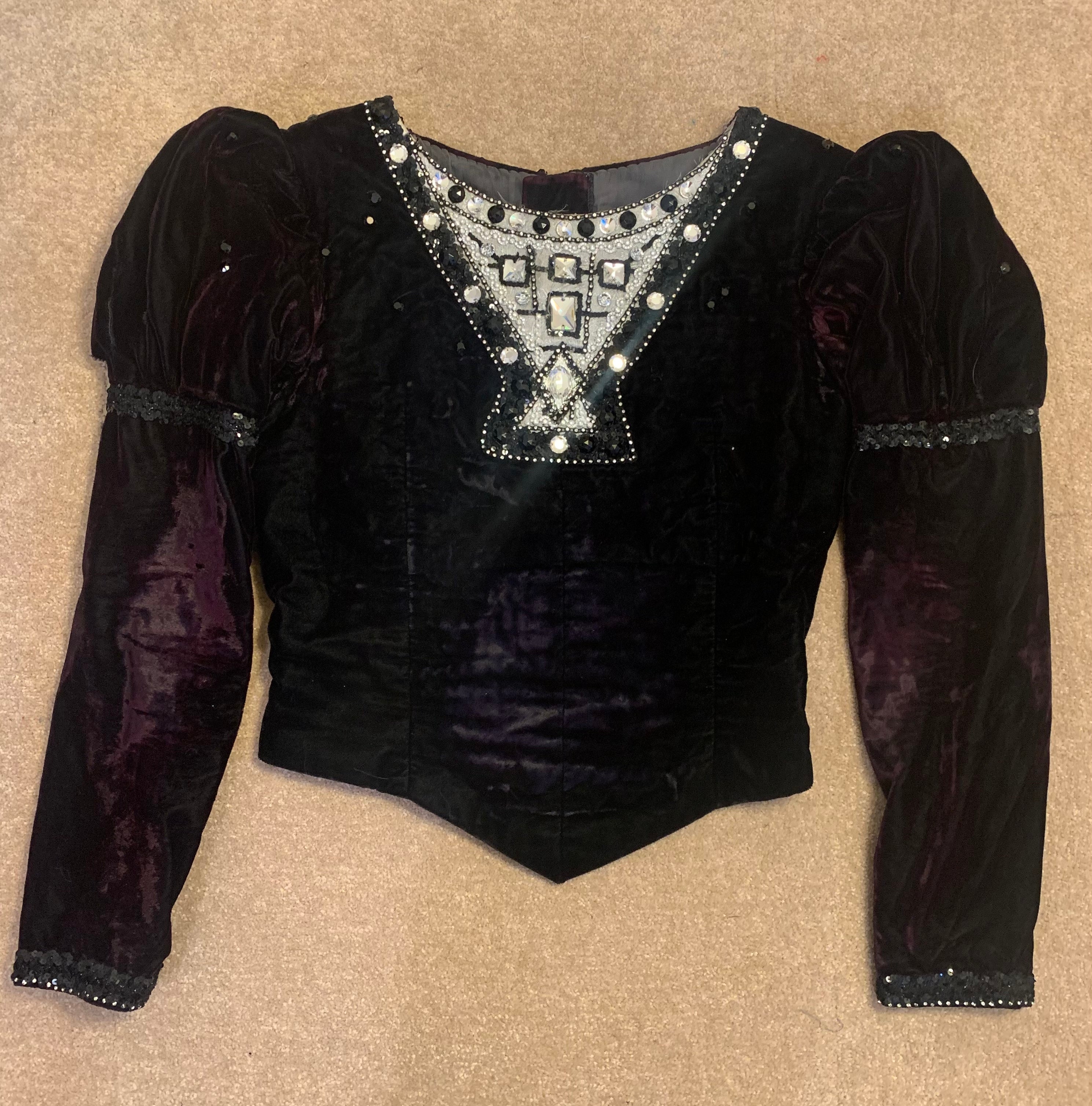 Bolshoi black velvet Prince's Tunic rental - Available now