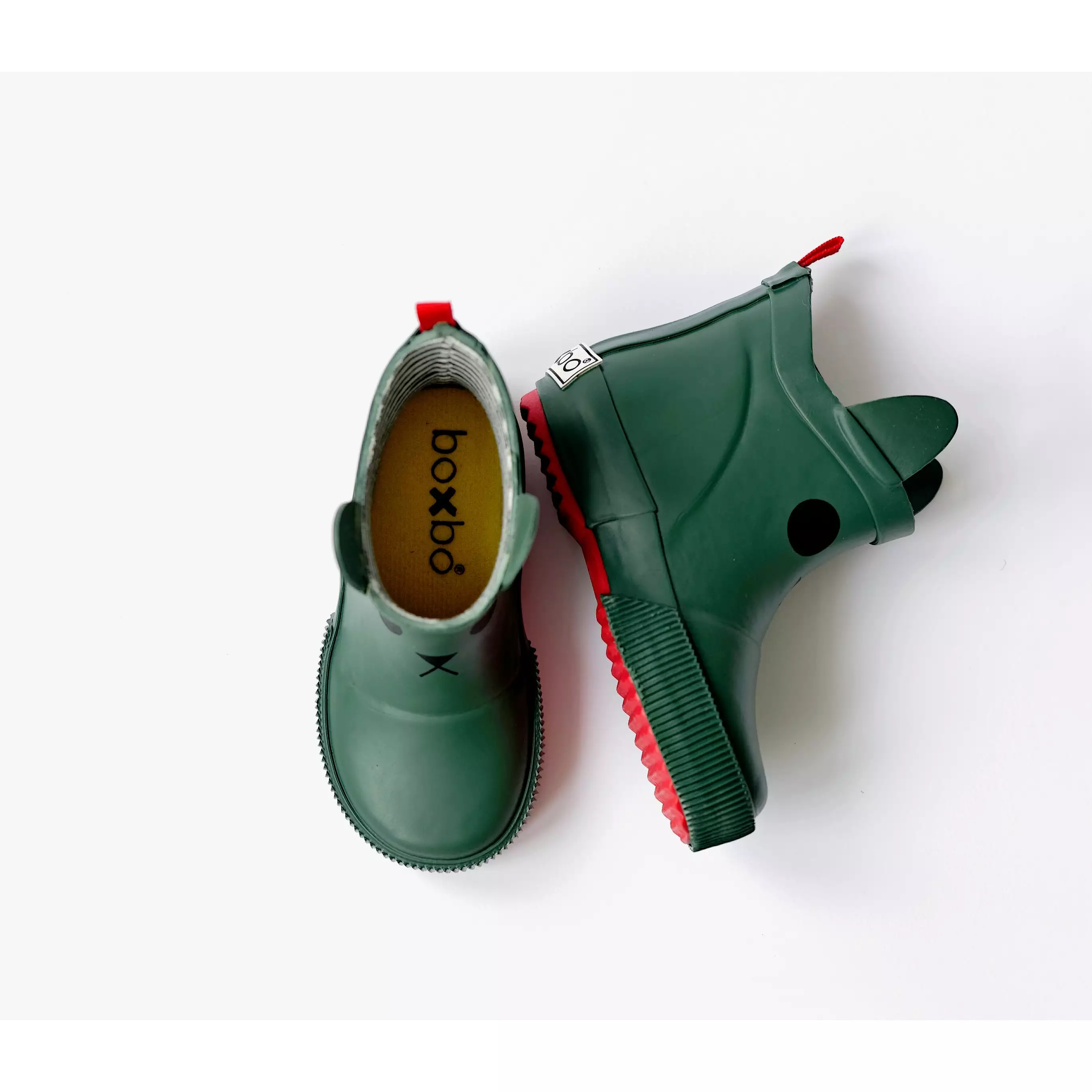 Boxbo Girls and Boys Kerran Rain Boot in Vert