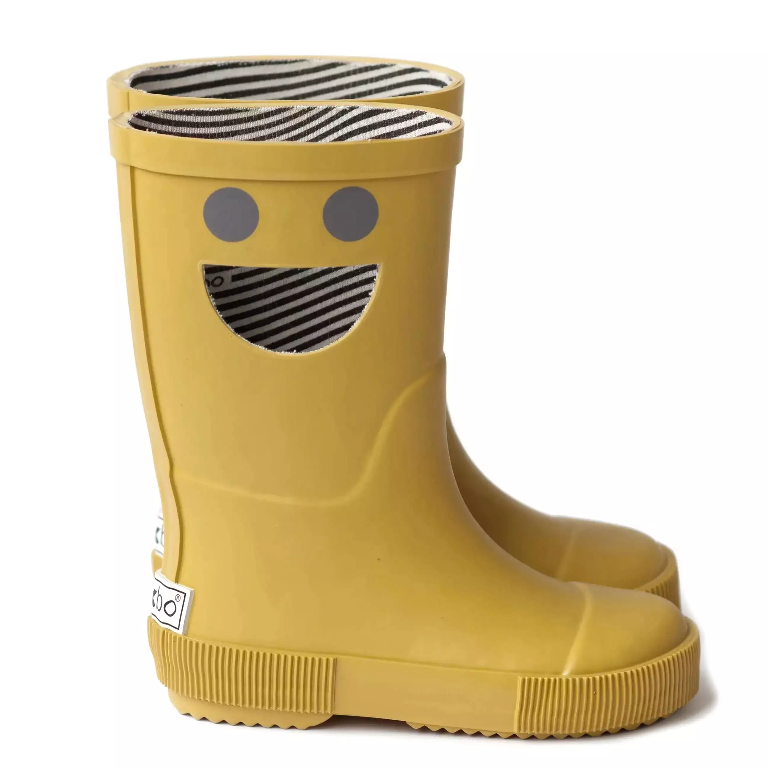 Boxbo Wistiti Rain Boots for Girls and Boys, Mustard