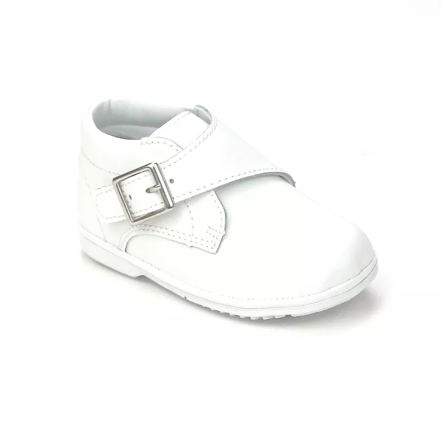 Boys Finch Leather Buckle Strap Boot for Angel Baby