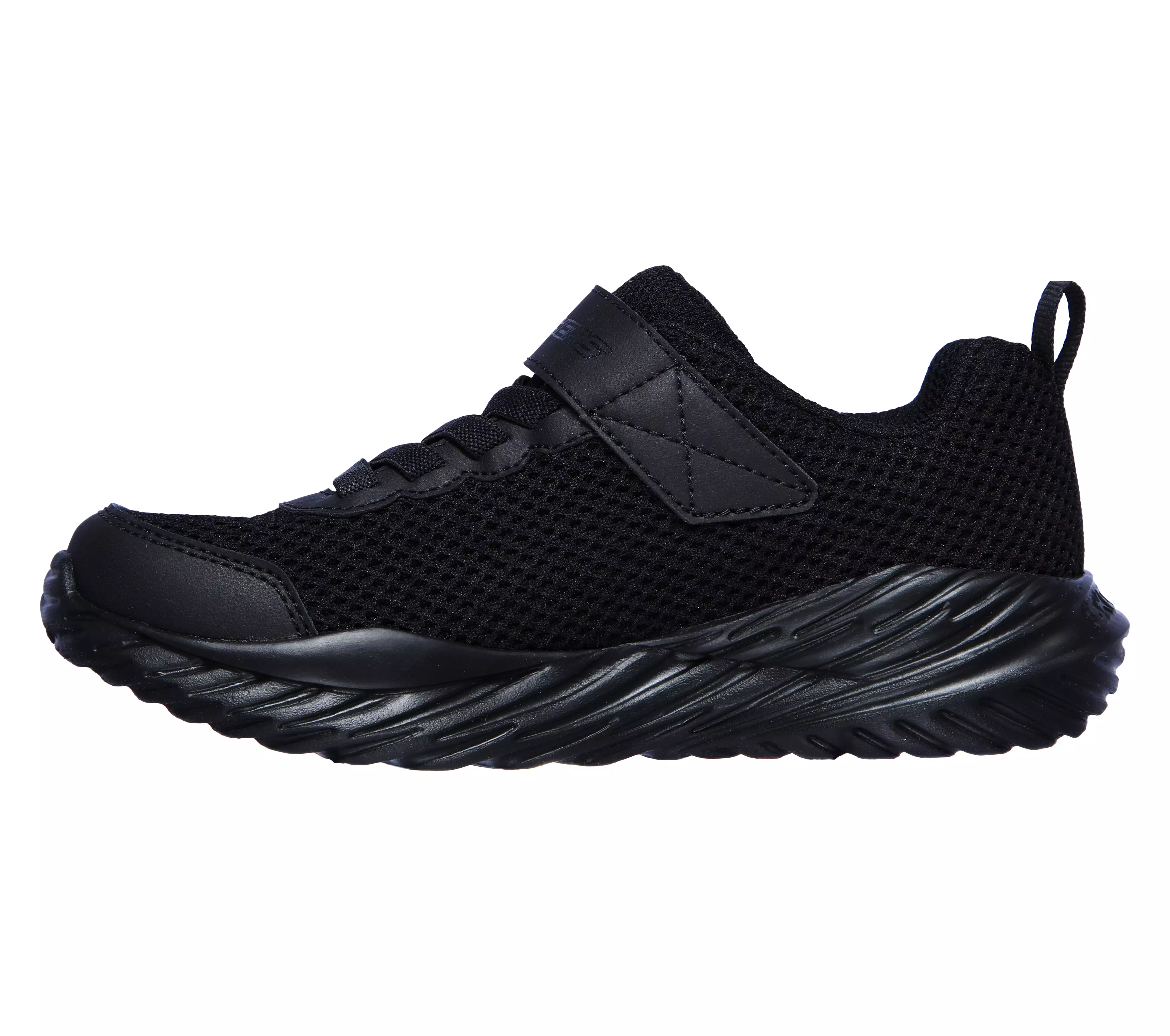 Boys Skechers Trainers, Easy On, Nitro Sprint, Krodon, Black 400083l, Sale.