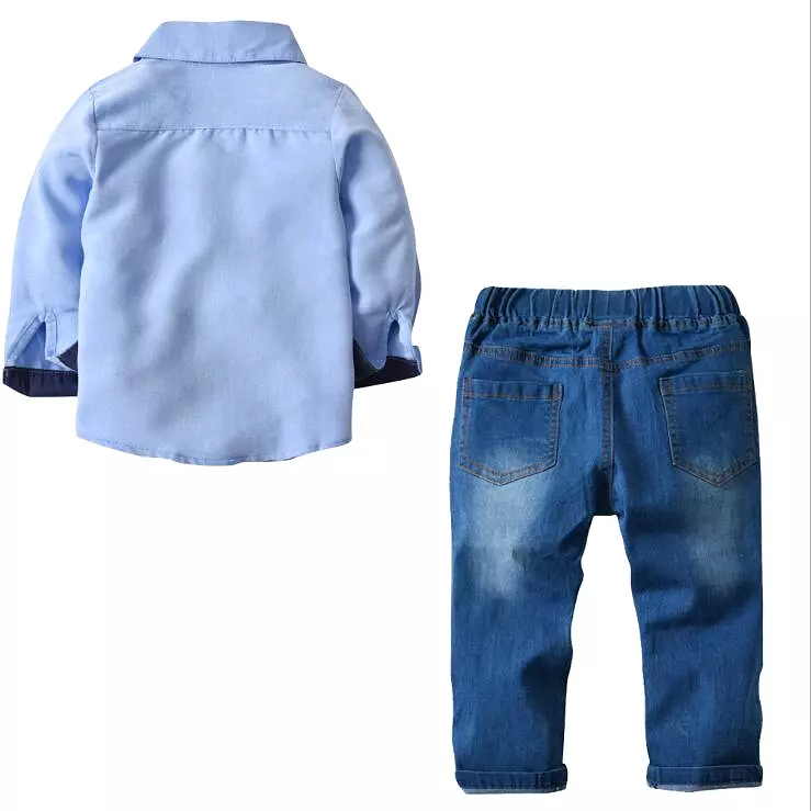 Boys Spring Cotton T-shirt and Jeans - Shop Now