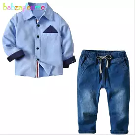 Boys Spring Cotton T-shirt and Jeans - Shop Now