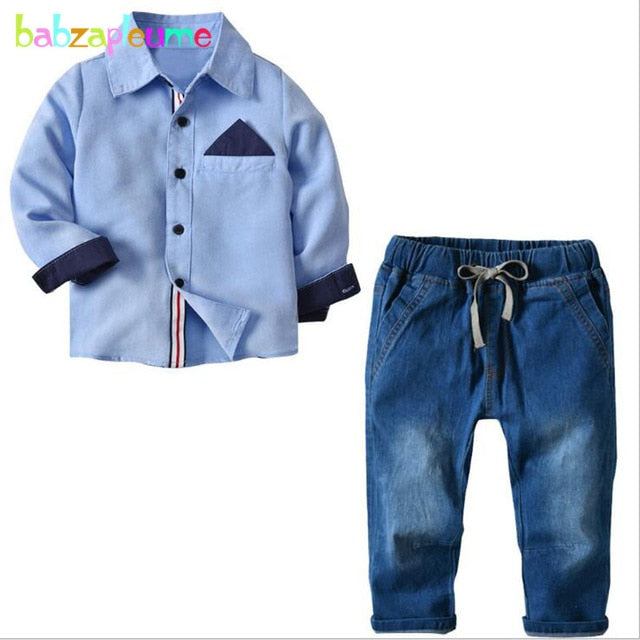 Boys Spring Cotton Tee and Jeans