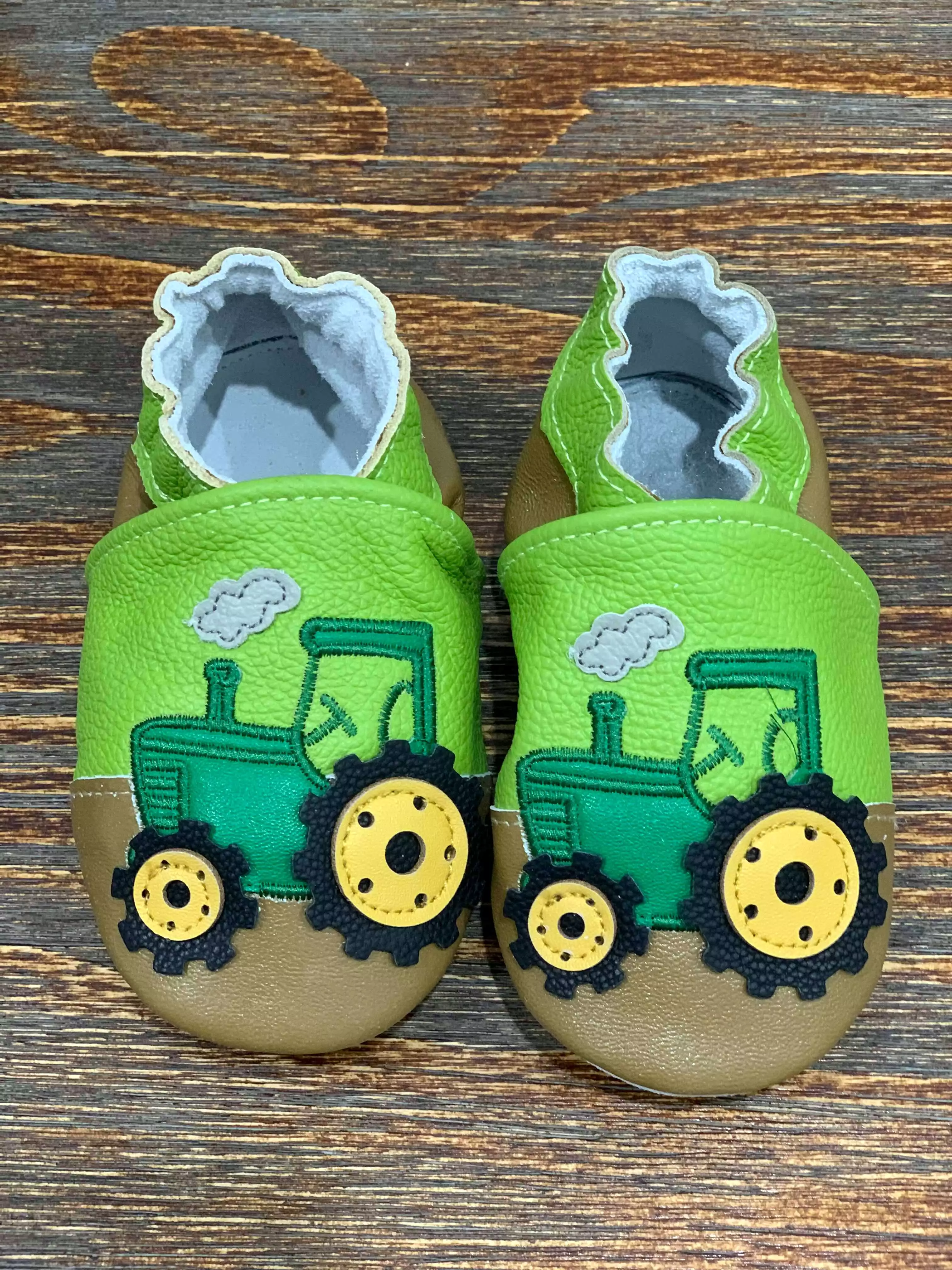 Boys Tractor Moccasin Shoes