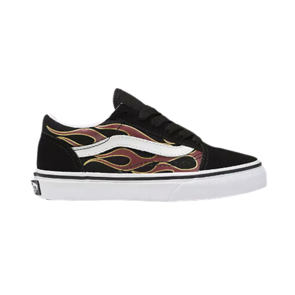 Boys' Vans Old Skool V Flames sneakers