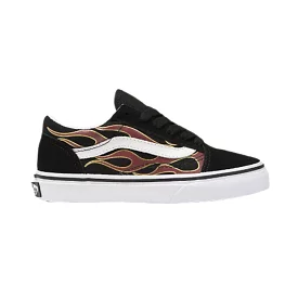 Boys' Vans Old Skool V Flames sneakers