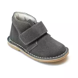 Boys Velcro Strap Desert Boots - L'Amour