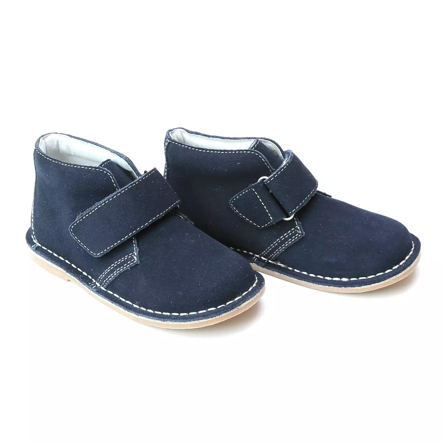 Boys Velcro Strap Desert Boots - L'Amour