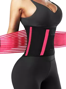 Breathable Waist Trainer Corset for Women with Hook and Loop Closure