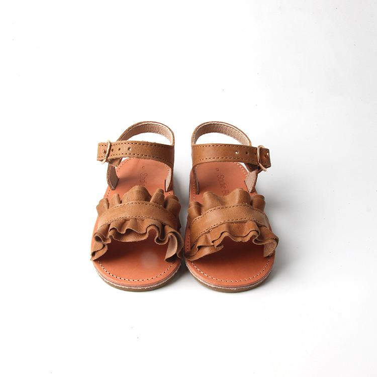 Brown Daphne Girls Sandal