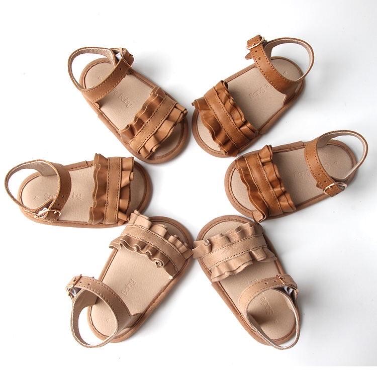 Brown Daphne Girls Sandal